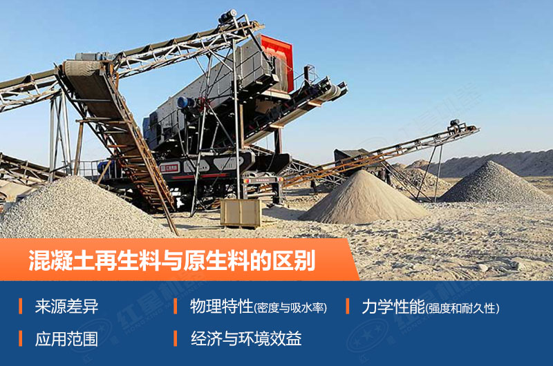 混凝土再生料與原生料的區別